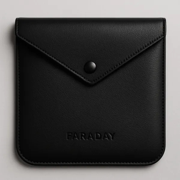 Bolsa Faraday antirrastreo para bloquear señal celular y proteger tu privacidad
